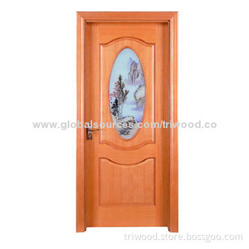 Wooden PVC Door, Various Colors and Dimensions Available